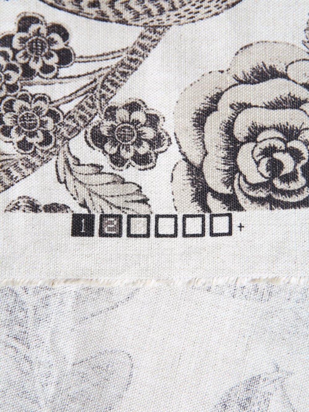 LEE BEHREN Vintage 'Katmandu' Botanical Bird Linen/Cotton Blend Designer Fabric - Picture 12 of 12